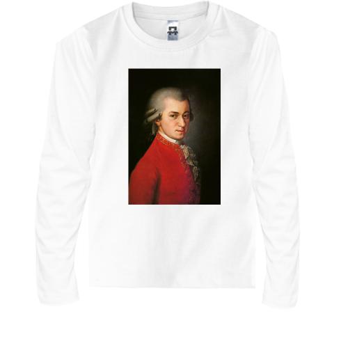 Детская футболка с длинным рукавом с Моцартом