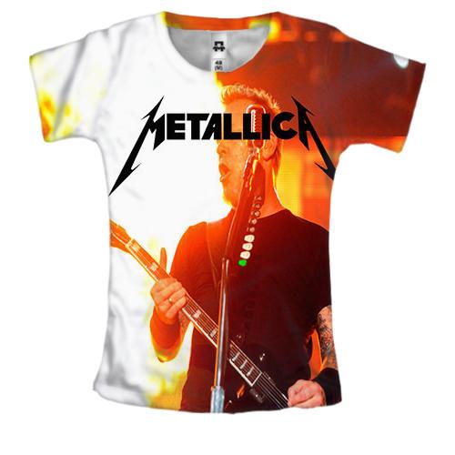 Женская 3D футболка Metallica (2)