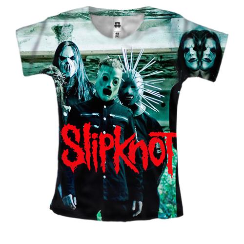 Женская 3D футболка Slipknot