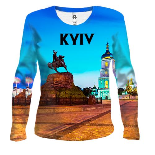 Женский 3D лонгслив Киев