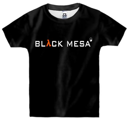Детская 3D футболка с символикой сотрудника Black Mesa (Half Lif