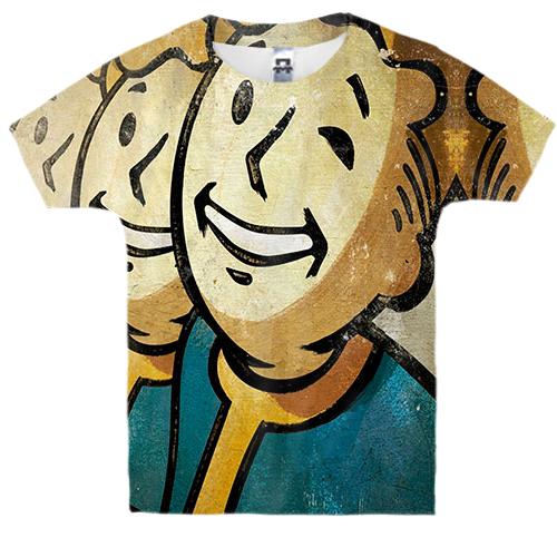 Детская 3D футболка Fallout человечки
