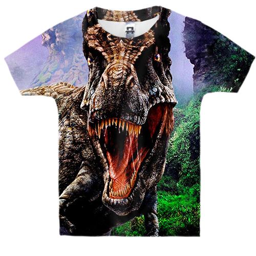 Детская 3D футболка с Динозавром (Парк Юрского Периода)