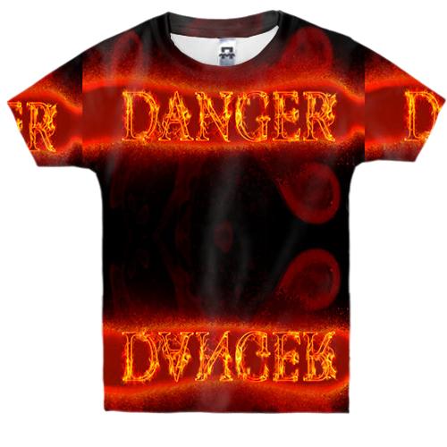 Детская 3D футболка Danger