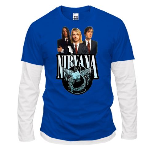 Лонгслив комби Nirvana Band