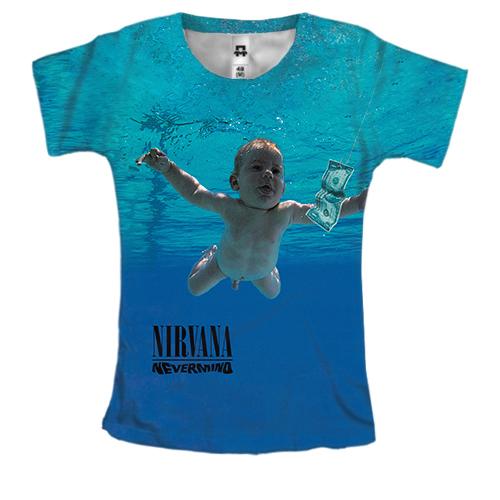 Женская 3D футболка Nirvana - Nevermind