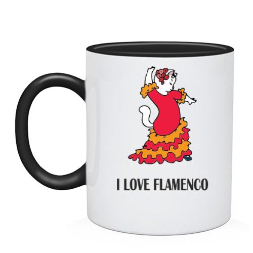 Чашка i love flamenco