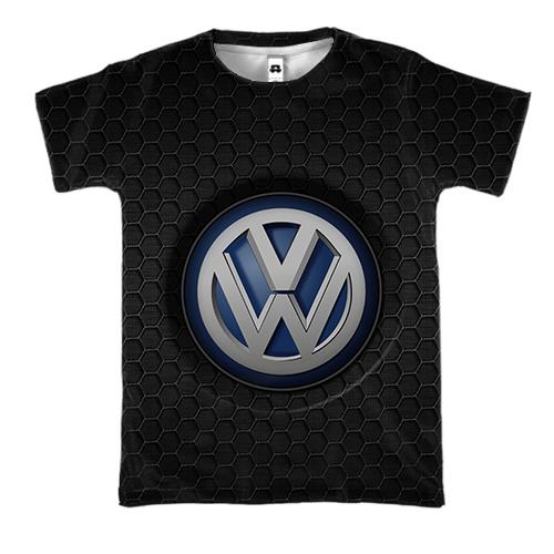 3D футболка с логотипом Volkswagen