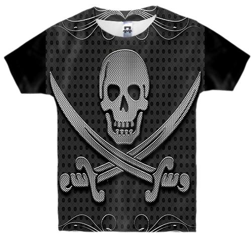 Детская 3D футболка с пиратской символикой
