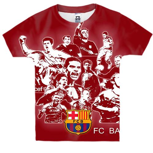 Детская 3D футболка FC Barcelona (2)