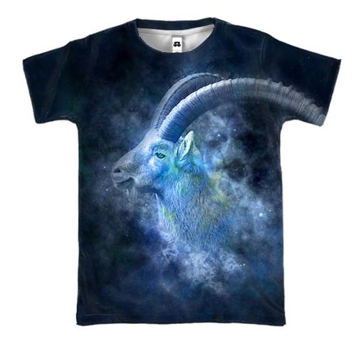3D футболка со знаком зодиака - Козерог