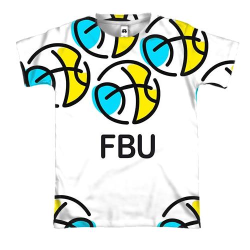 3D футболка с логотипом FBU