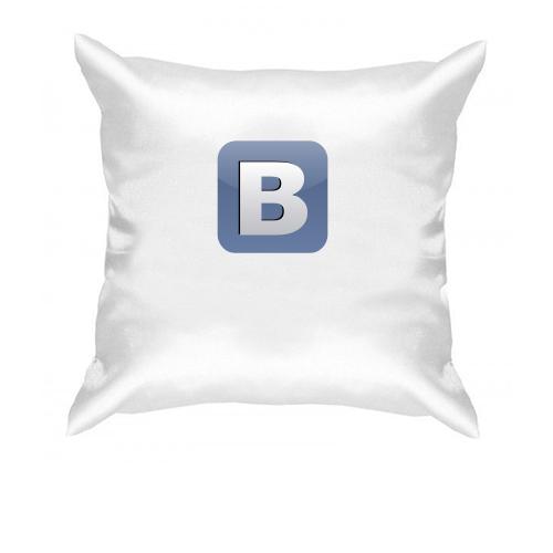 Подушка с логотипом В Контакте 2