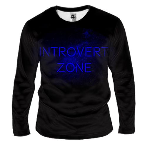 Мужской 3D лонгслив Introvert Zone