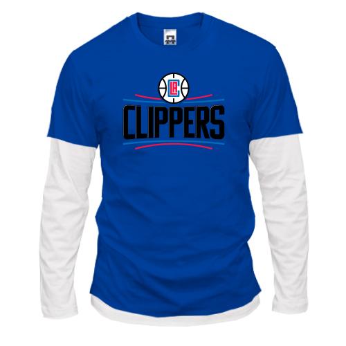 Лонгслив комби  Los Angeles Clippers