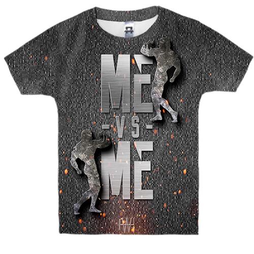 Детская 3D футболка Me vs Me