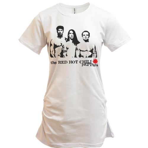 Подовжена футболка Red Hot Chili Peppers (силуети)