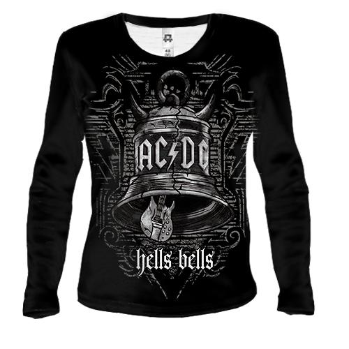 Жіночий 3D лонгслів AC/DC Hells Bells