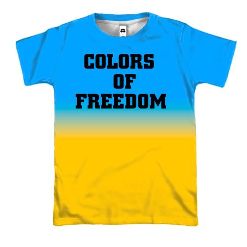 3D футболка Colors Of Freedom