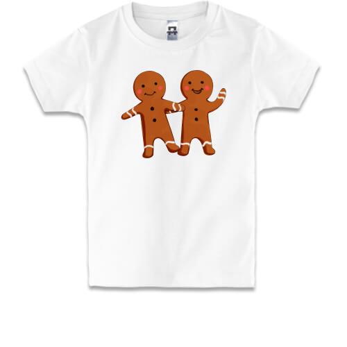 Детская футболка с пряничными человечками