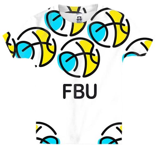 Детская 3D футболка с логотипом FBU