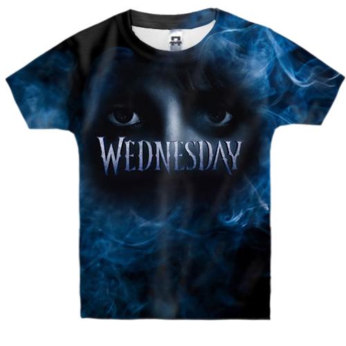 Детская 3D футболка Wednesday Smoke Арт