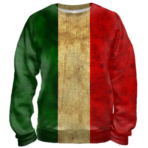 3D свитшот с флагом Италии