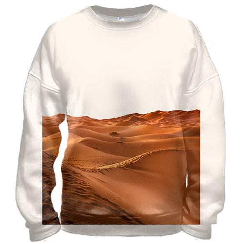 3D свитшот с пустыней