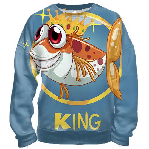 3D свитшот King fish