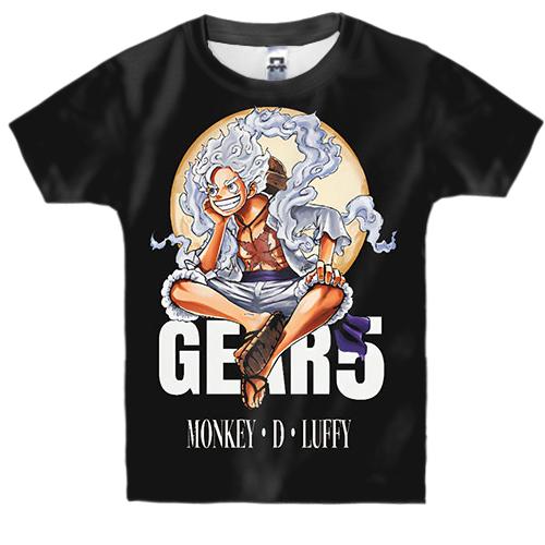 Детская 3D футболка Monkey D Luffy 5 Gear
