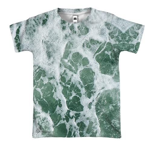 3D футболка с океанскими волнами