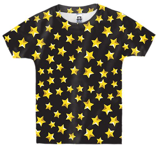 Дитяча 3D футболка з зірками