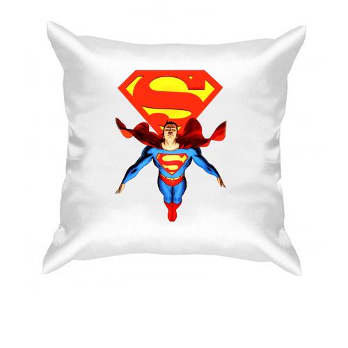 Подушка Летящий супермен