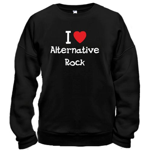 Свитшот  I love alternative ROCK