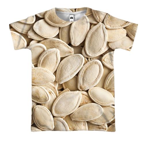 3D футболка с семенами тыквы