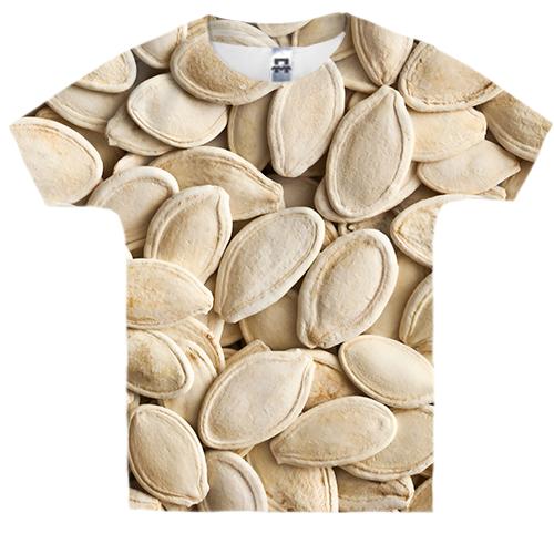 Детская 3D футболка с семенами тыквы