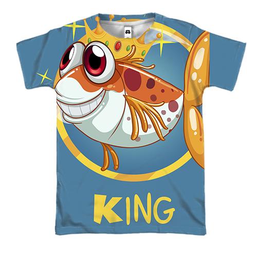 3D футболка King fish