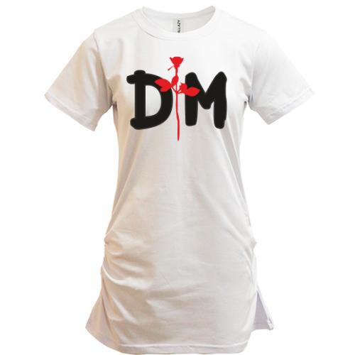 Подовжена футболка  Depeche Mode