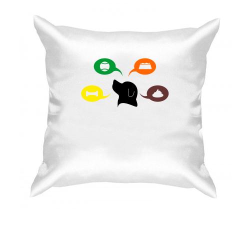 Подушка Иконки (Iconspeake) для собак