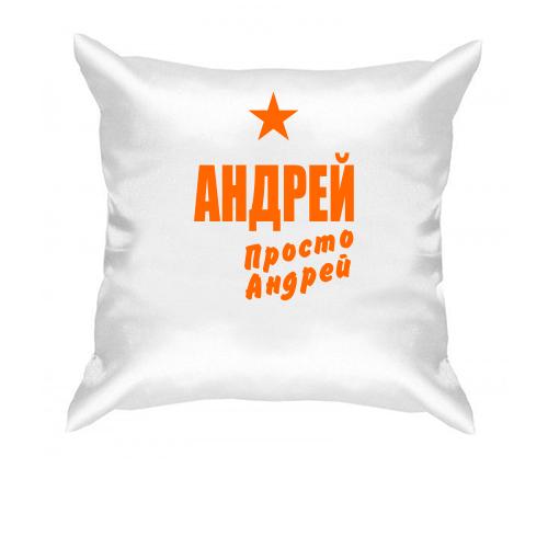 Подушка Андрей, просто Андрей