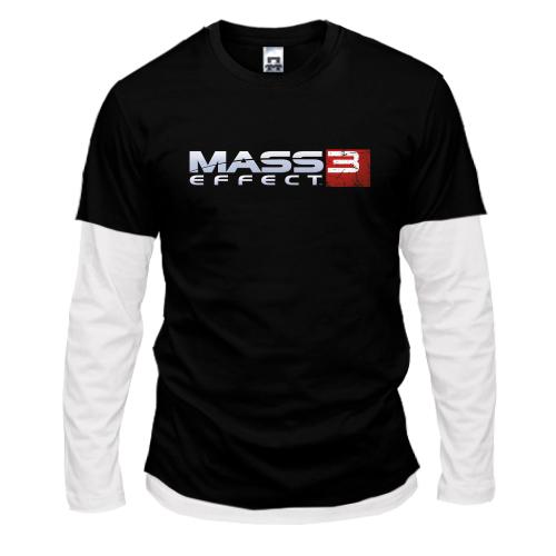 Лонгслив комби Mass Effect 3 Logo