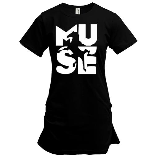 Подовжена футболка Muse