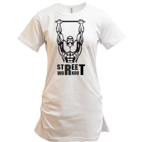 Подовжена футболка Street Workout K