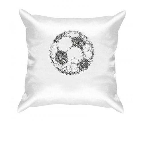 Подушка с футбольным мячом из элементов