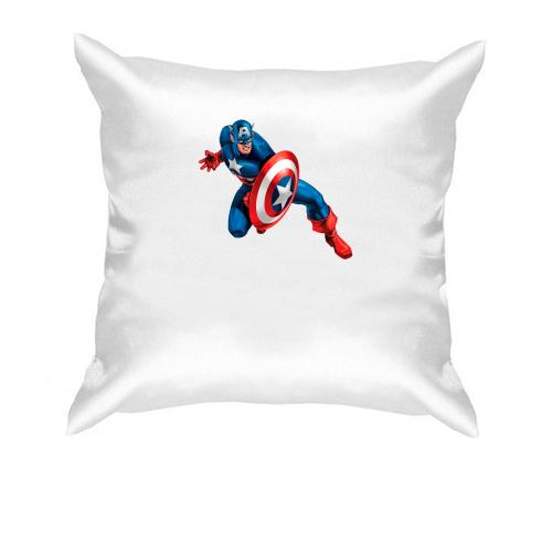 Подушка с Капитаном Америка