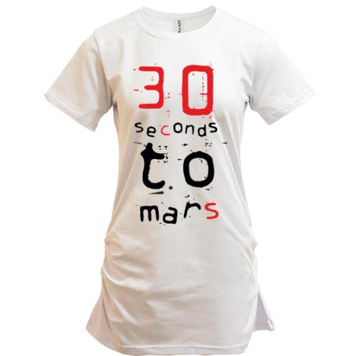 Подовжена футболка Thirty seconds to mars-3