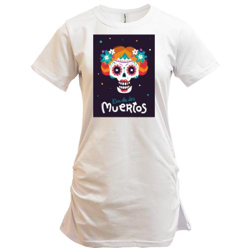 Подовжена футболка Muertos