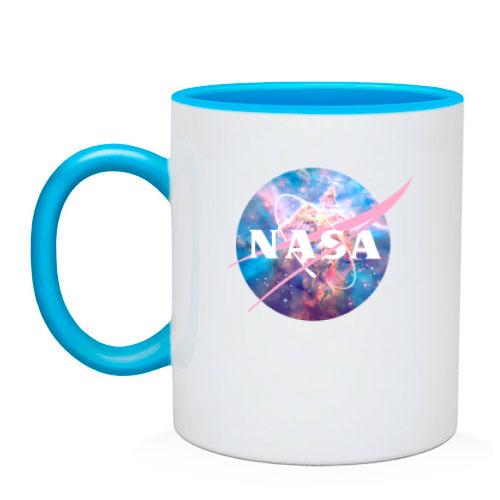 Чашка NASA (барвистий космос)