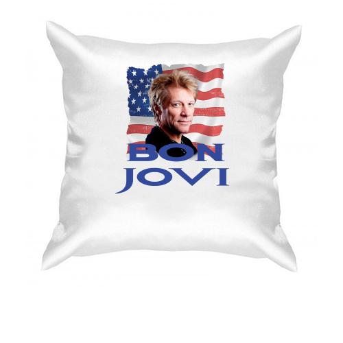 Подушка Bon Jovi з прапором