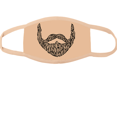 Многоразовая маска для лица с бородой